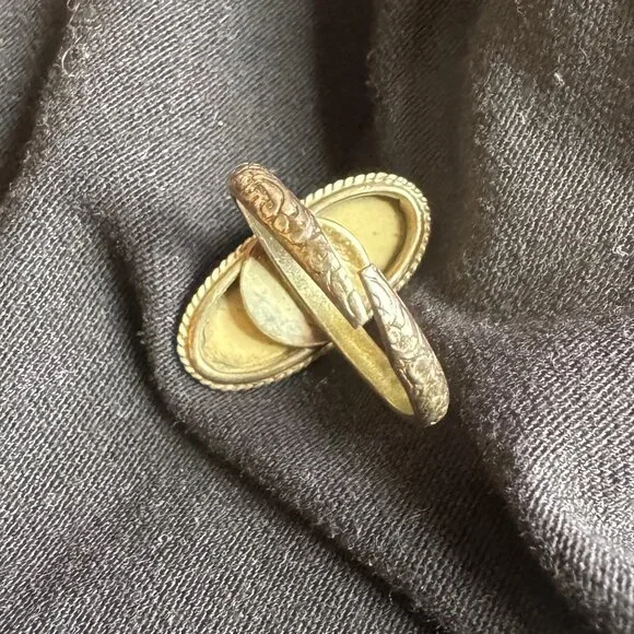 Vintage Delft Tile Ring - Picture 4 of 4